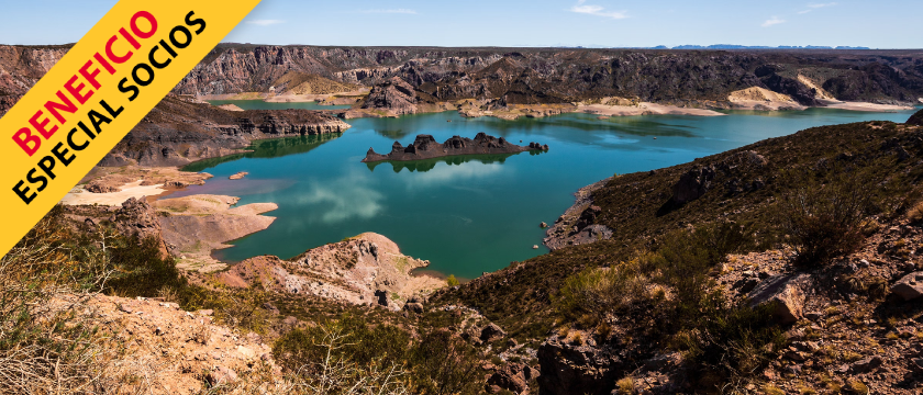 San Rafael y Malargüe con volcán Malacara